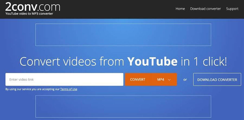 youtube video convert clipper - 2Conv