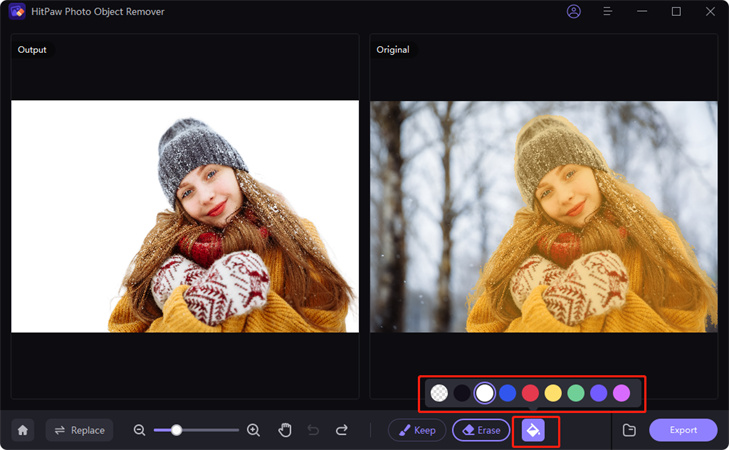 change image background color