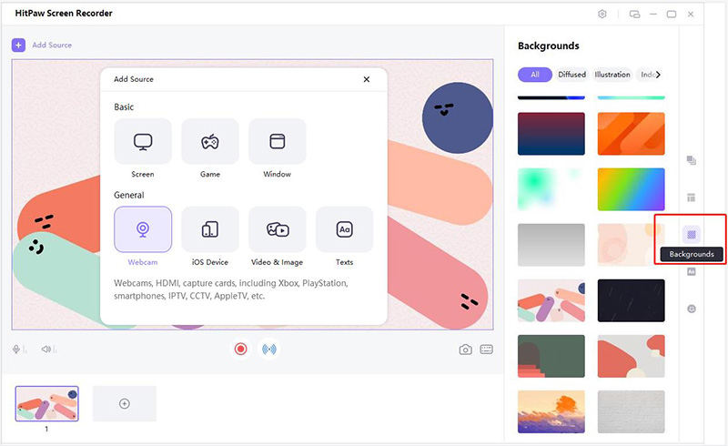 Add webcam