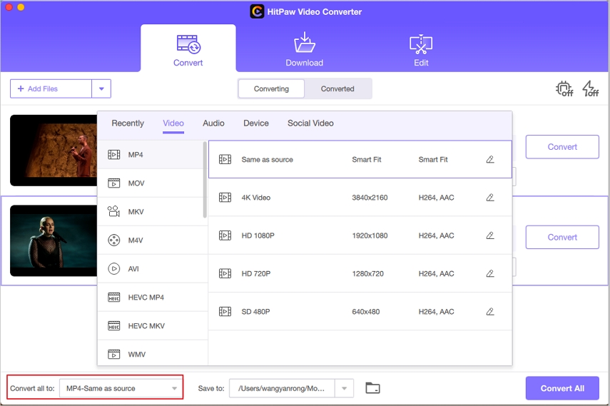 convert mts to mp4 mac