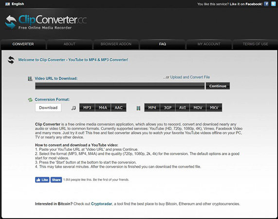 youtube video convert clipper - keepvid online video downloader