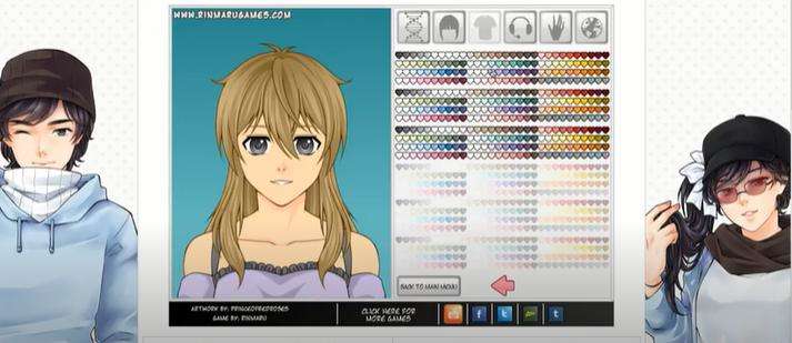 mega anime avatar creator - clothing accessories