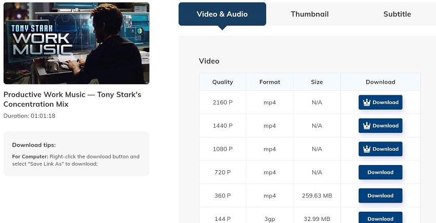 youtube stream downloader free online