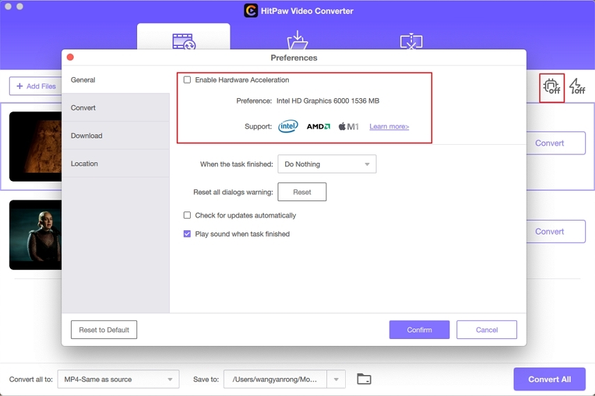 mac convert vob to mp4 with Hardware acceleration