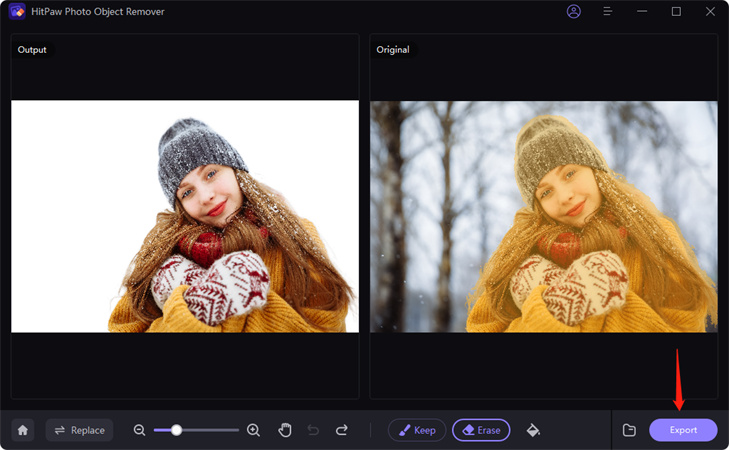 export the photos
