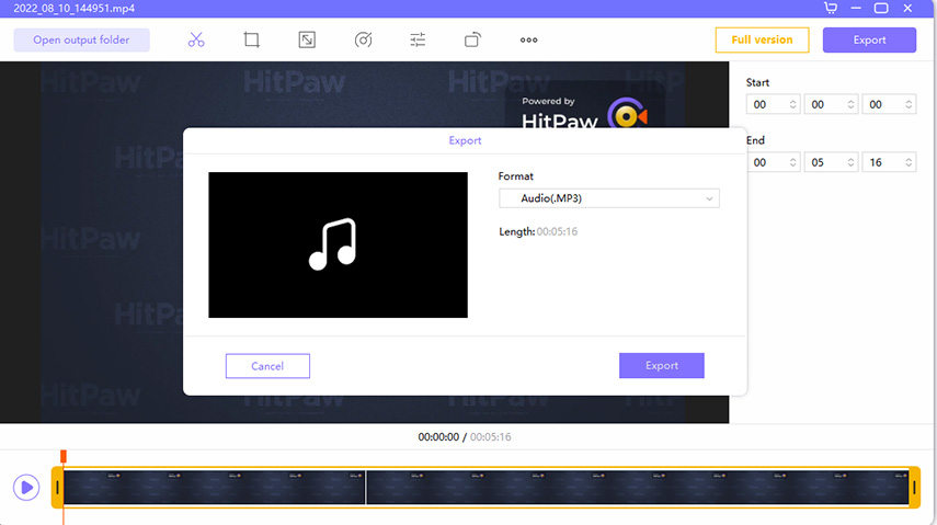 Streaming HitPaw screen recorder on OBS