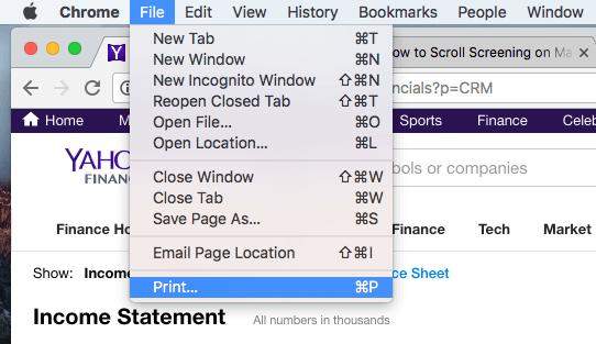 full screen capture chrome
