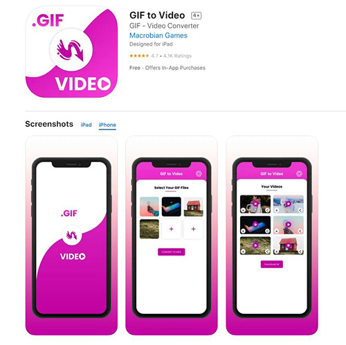 convert animated GIF to MP4
