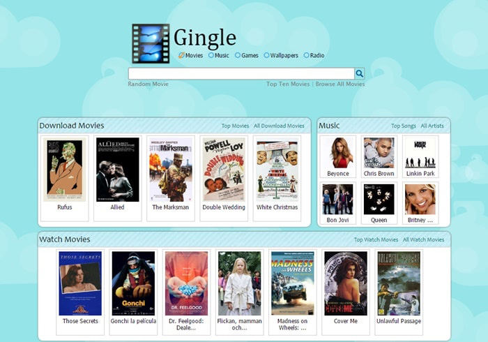 download mp4 movies on gingle