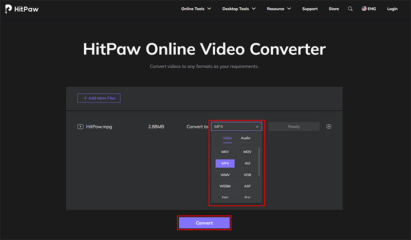 rar to mp4 online