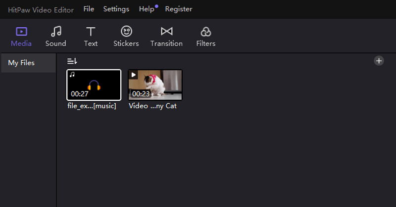 Step 1 to HitPaw Add Audio Track to Video
