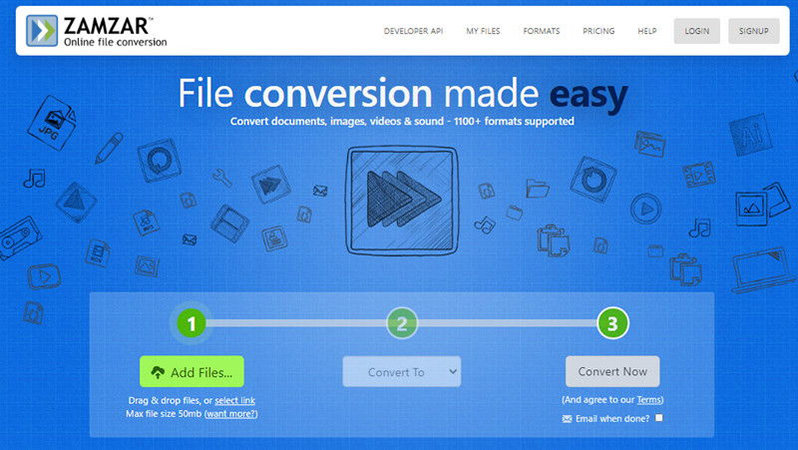 Zamzar online video converter 3gp to mp4