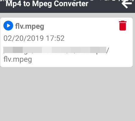 convert mp4 to mpeg on android