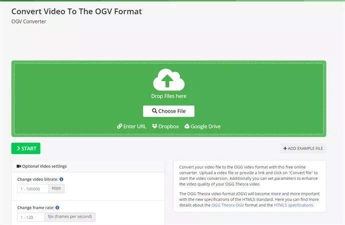 convert from ogv to mp4