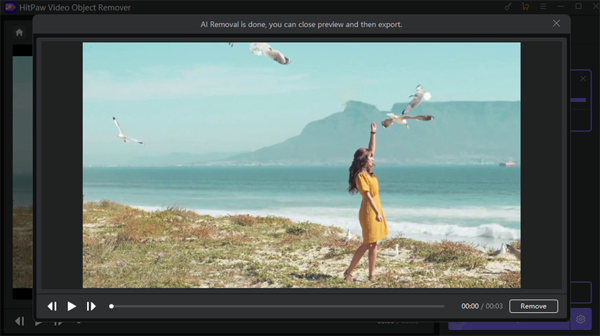 export the video