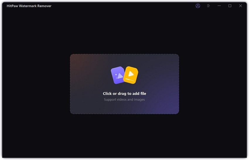 add the file to HitPaw Watermark Remover