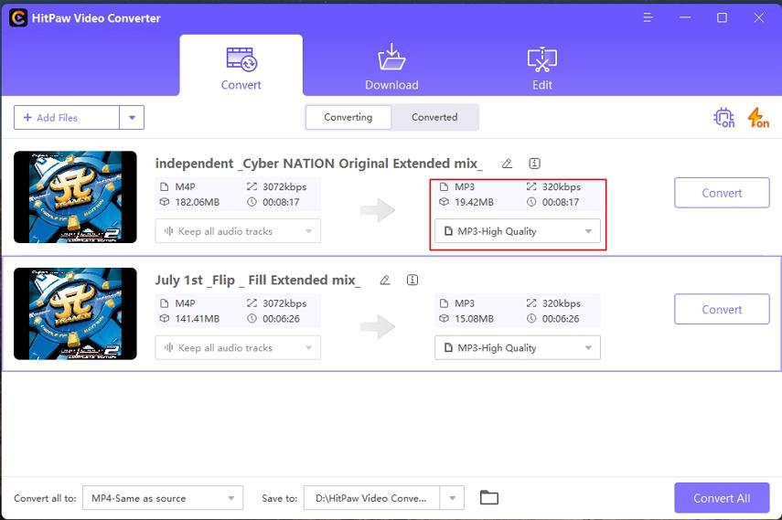convert to MP3