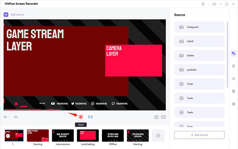 how to setup green screen on streamlabs