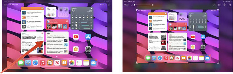 how to take screenshot with ipad