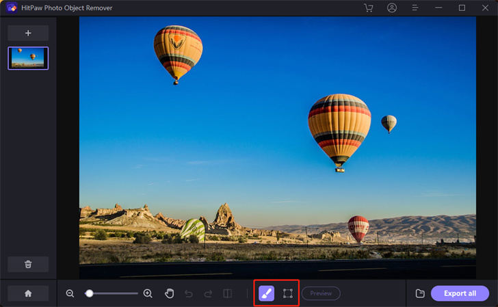 choose tools for object removing