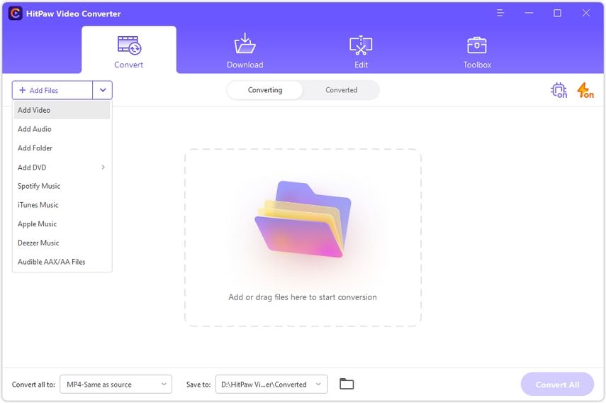 import the file