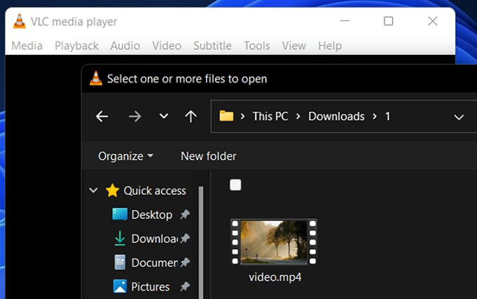 vlc add subtitles automatically