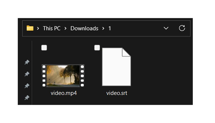 vlc add subtitles keep same folder