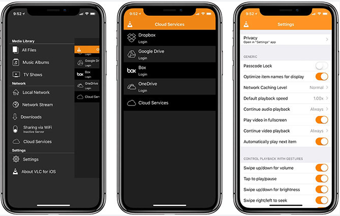 play DivX video with vlc mobile app