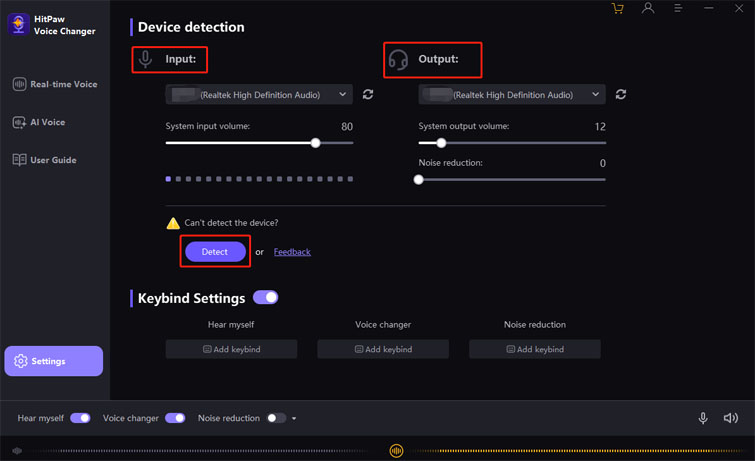 Function of HitPaw Voice Changer