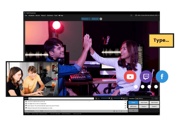 XSplit Video Switcher for Live Streaming