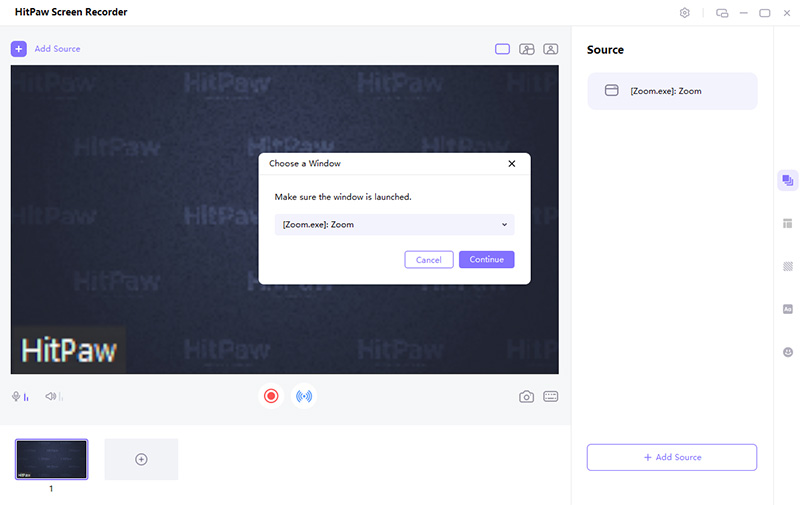 Use the HitPaw Screen Recorder to record a Zoom meeting