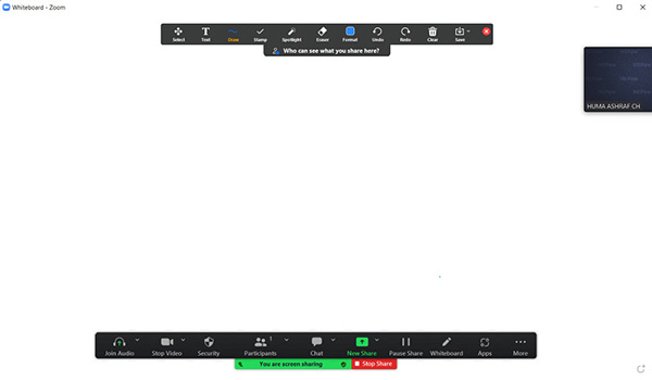 Step 1 to Zoom Screen Share in Meeting