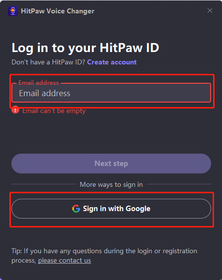 complete registration of HitPaw Voice Changer